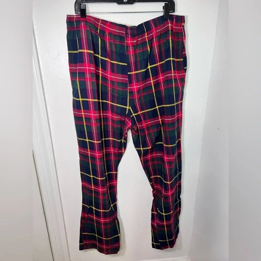 Polo Ralph Lauren,XL,‎ plaid print elastic waist,drawstring, button fly pocketed